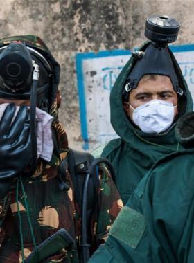 新德里6日發(fā)生煤氣泄漏事故，約200名學(xué)生現(xiàn)中毒癥狀